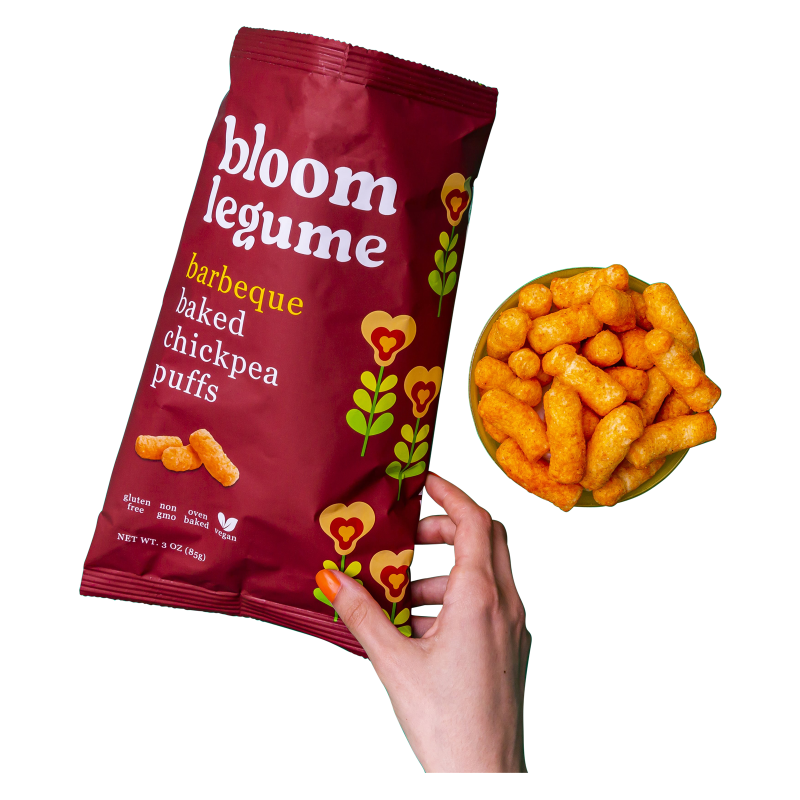 Bloom Legume Barbeque Baked Chickpea Puffs 3oz