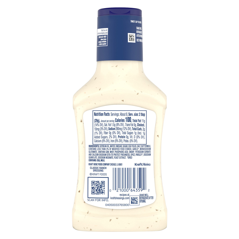 Kraft Classic Ranch Dressing 8oz