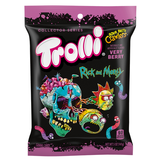 Trolli Very Berry Sour Brite Crawlers Limited Edition 5oz