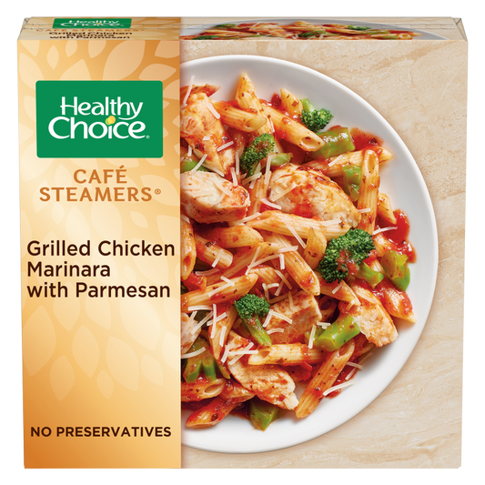 Healthy Choice Frozen Cafe Steamers Grilled Chicken Marinara Meal 9.5oz