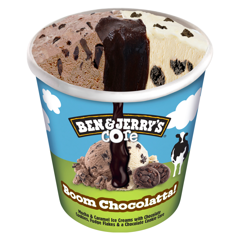 Boom Chocolatta Cookie Core Ice Cream Pint