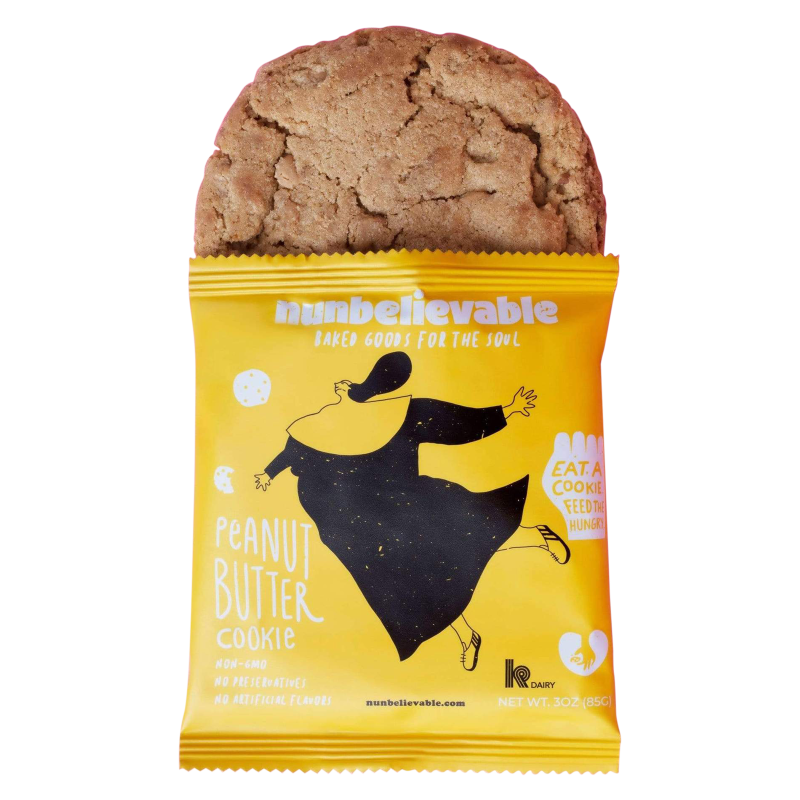 Nunbelievable Peanut Butter Artisanal Cookie 3oz