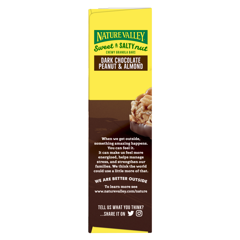 Nature Valley Sweet & Salty Dark Chocolate-Peanut & Almond Chewy Granola Bars 6ct