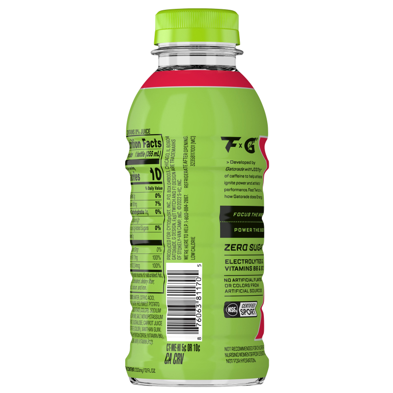 Fast Twitch Energy Drink Watermelon Strawberry 12oz