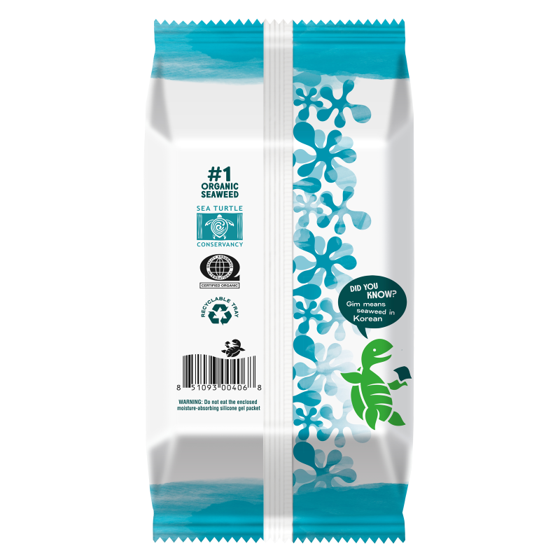 GimMe Organic Sea Salt Premium Roasted Seaweed .35oz