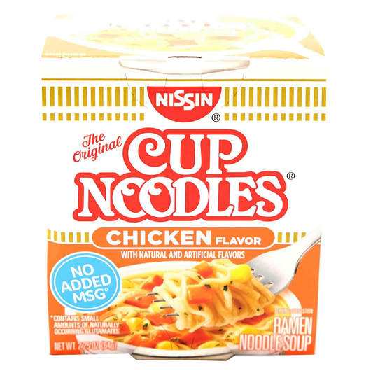 Nissin Cup Noodles Chicken Flavor Ramen Noodle Soup 2.25oz