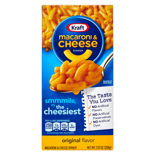 Kraft Original Flavor Macaroni & Cheese Dinner 7.25oz