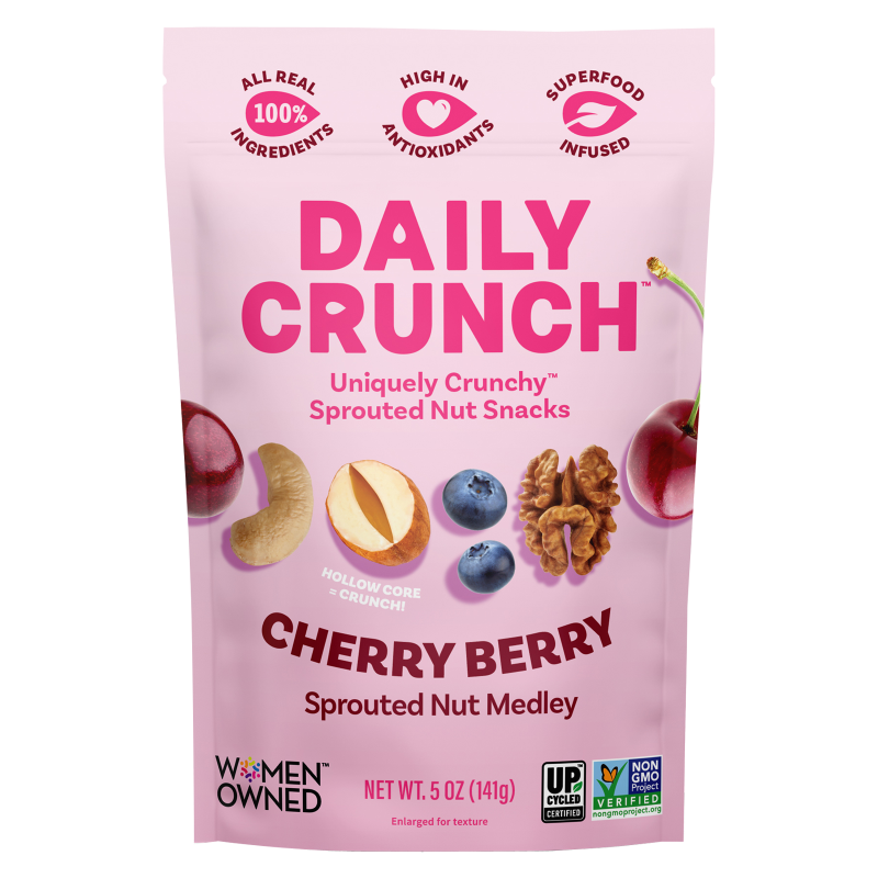 Daily Crunch Cherry Berry Sprouted Nut Medley 5 oz