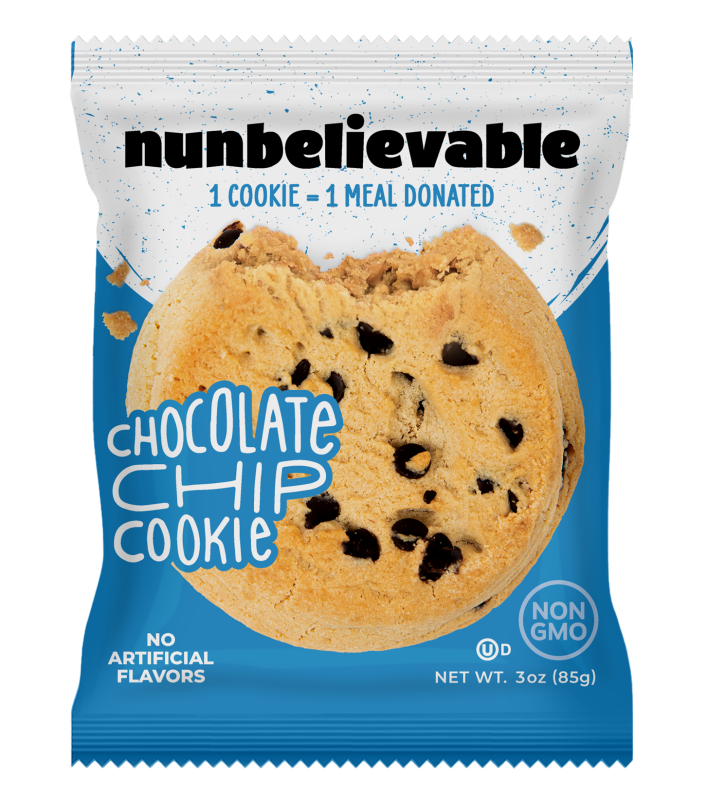 Nunbelievable Chocolate Chip Artisanal Cookie 3oz