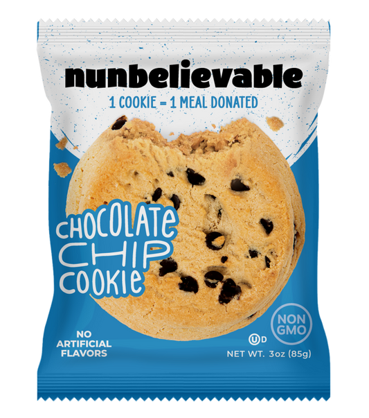 Nunbelievable Chocolate Chip Artisanal Cookie 3oz