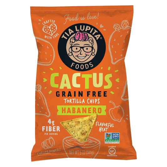 Tia Lupita Cactus Chips Habanero 5oz