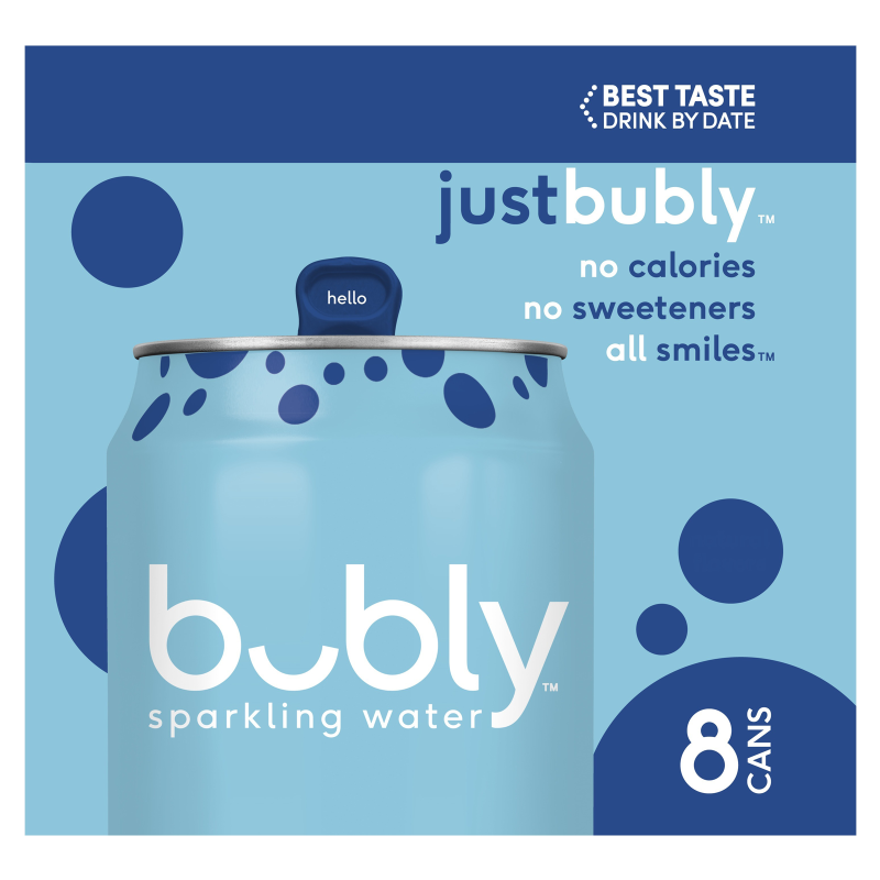 justbubly unflavored 12oz 8pk