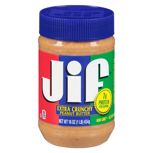 JIF Extra Crunchy Peanut Butter 16oz