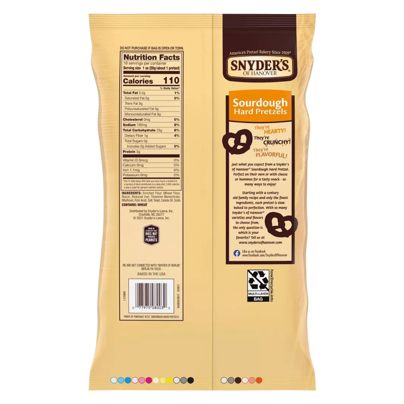 Snyder's Sourdough Hard Pretzels 16oz