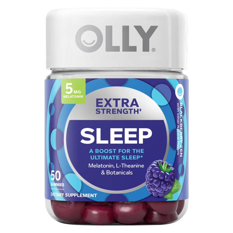 OLLY Extra Strength Sleep Gummies Blackberry Zen 50ct