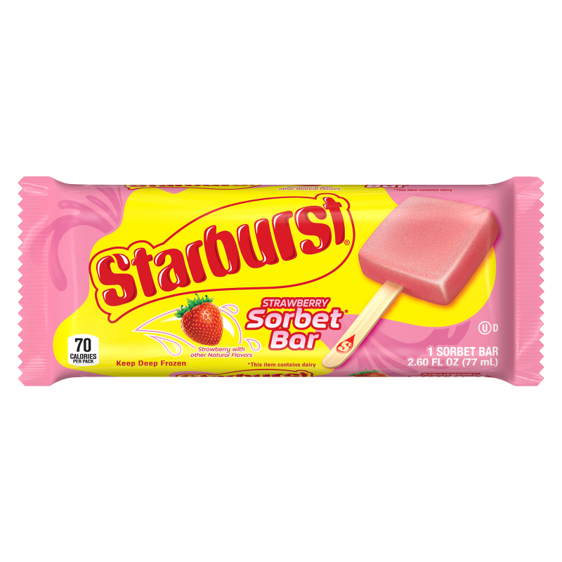 Starburst Strawberry Sorbet Bar 1ct