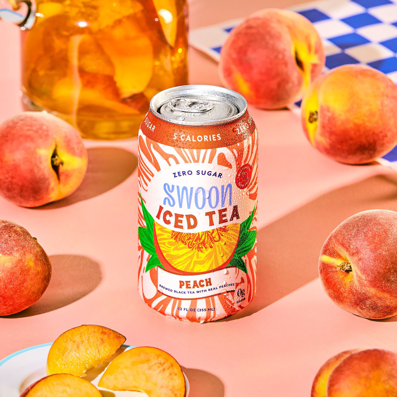 Swoon Sugar Free Peach Tea 12oz can