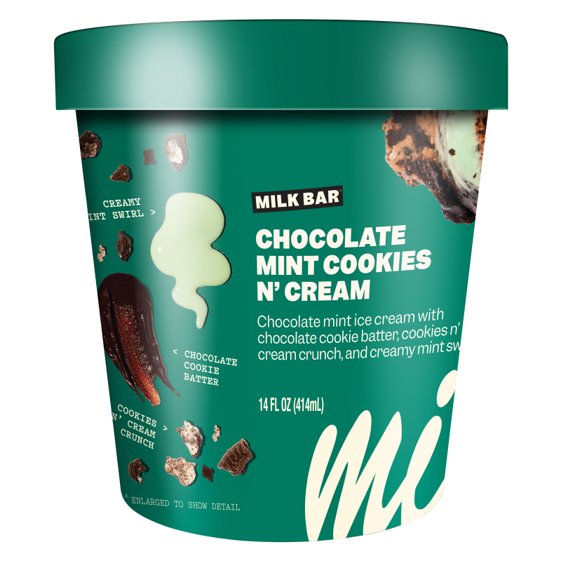 Milk Bar Chocolate Mint Cookies N' Cream Pint