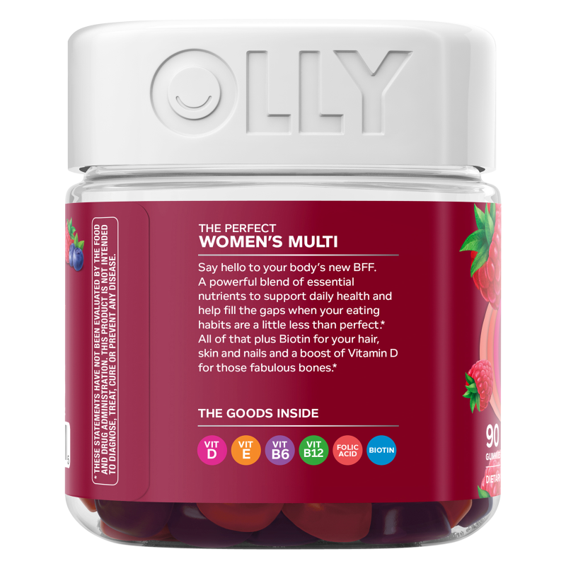 OLLY Women's Multivitamin Blissful Berry 90ct