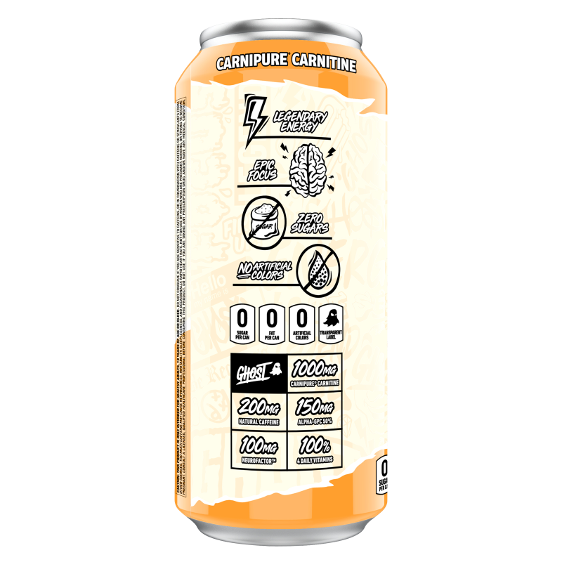 GHOST® Energy Orange Cream 16oz Can