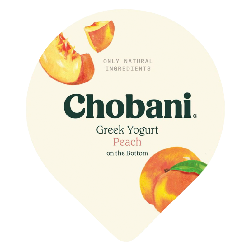 Chobani Greek Yogurt Peach - 5.3oz