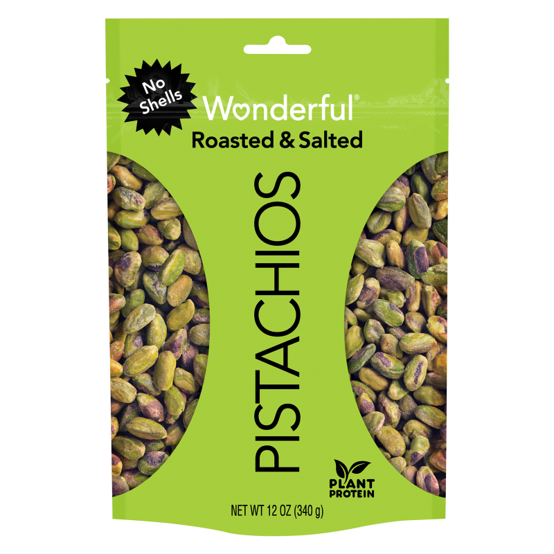 Wonderful Roasted and Salted Pistachios 12oz