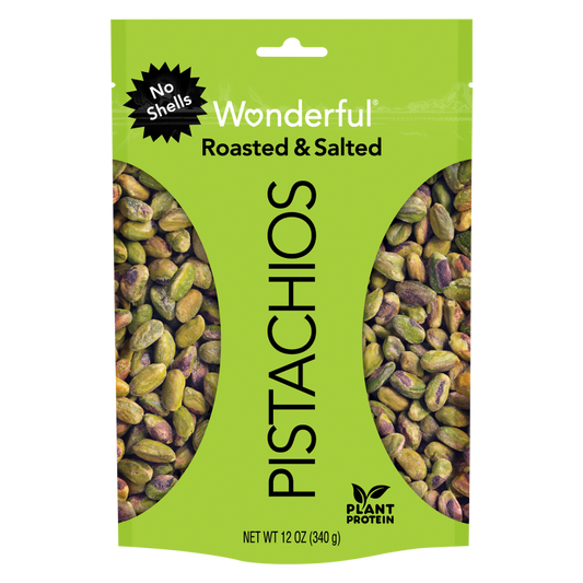 Wonderful Roasted and Salted Pistachios 12oz