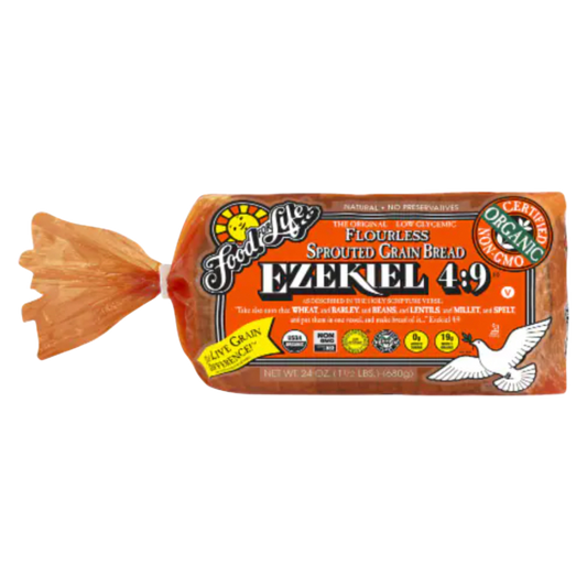 Food For Life Ezekiel 4:9 Organic Frozen Sprouted Grain Bread - 24oz