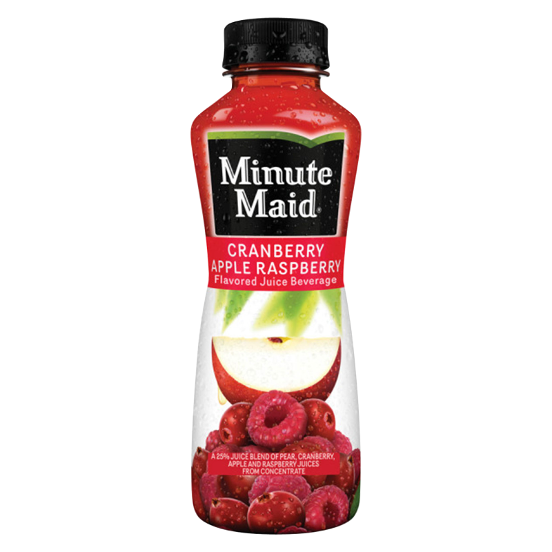 Minute Maid Cranberry Apple Raspberry Juice 12oz Btl