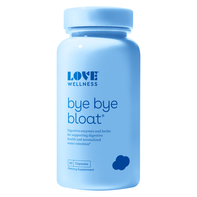 Love Wellness Bye Bye Bloat Capsules 60ct