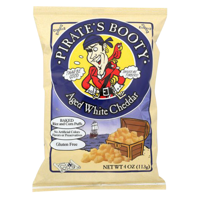 Pirate's Booty Aged White Cheddar Puffs 4oz