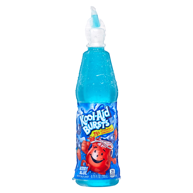 Kool Aid Bursts Berry Blue Juice 6.75oz Btl