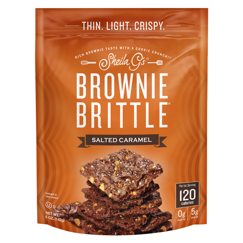 Sheila G's Salted Caramel Brownie Brittle 5oz