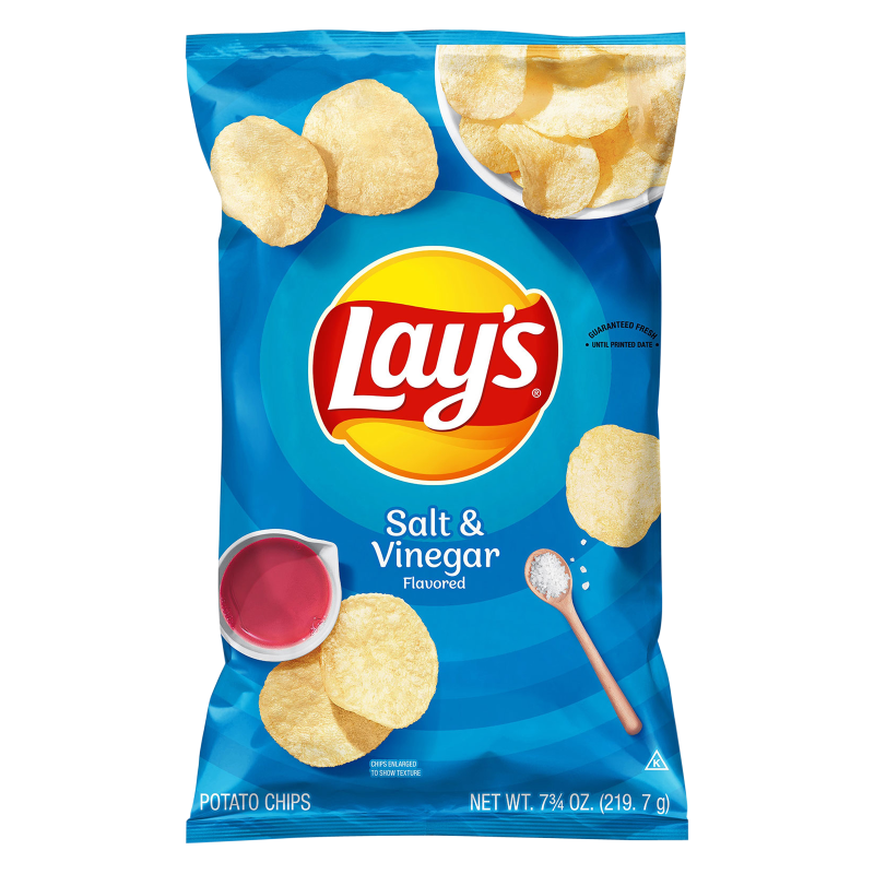 Lay's Salt & Vinegar Potato Chips 7.75oz