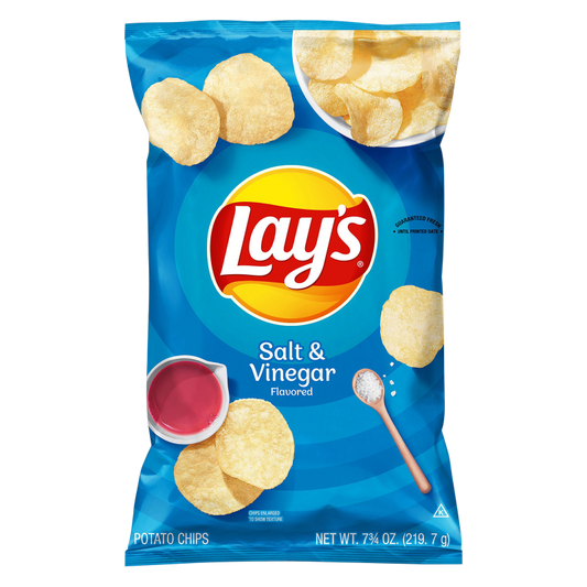 Lay's Salt & Vinegar Potato Chips 7.75oz