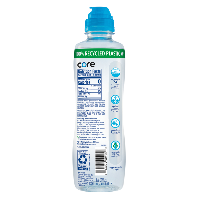 Core Hydration Nutrient Enhanced Water 23.9oz Btl