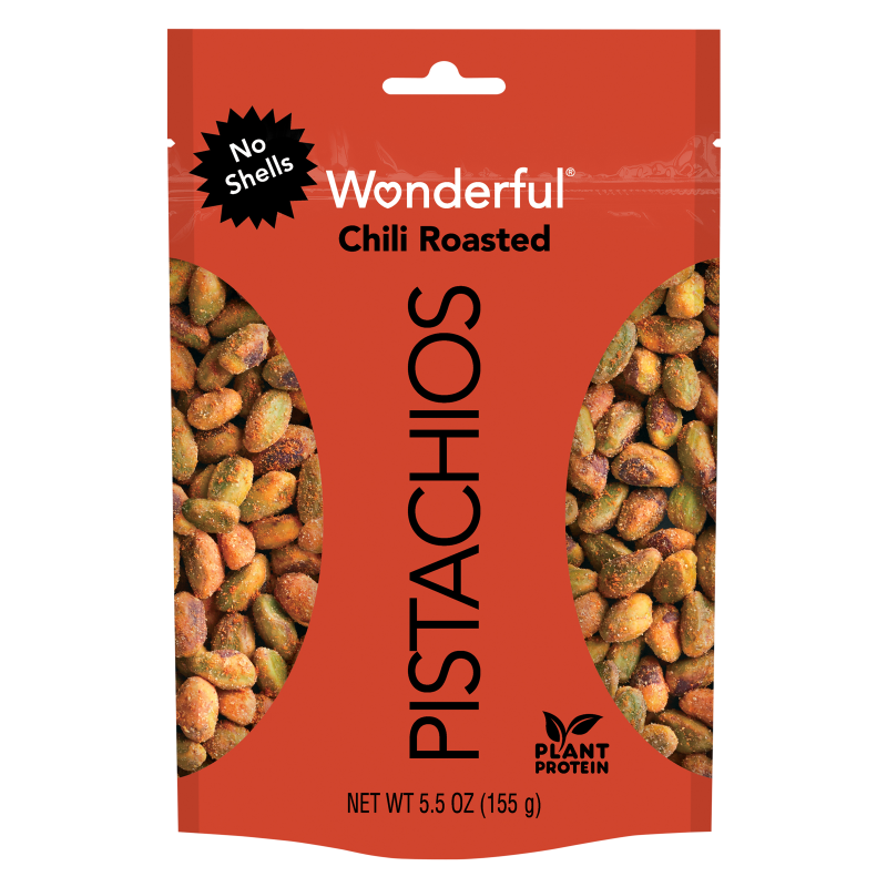 Wonderful Chili Roasted No Shell Pistachio 5.5oz