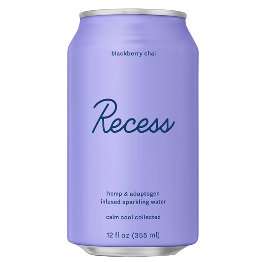 Recess Blackberry Chai CBD Sparkling Water 12oz Can