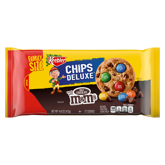 Keebler Chips Deluxe Rainbow M&M's Cookies 14.6oz