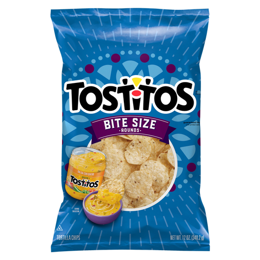 Tostitos Bite Size Rounds Corn Tortilla Chips 12oz