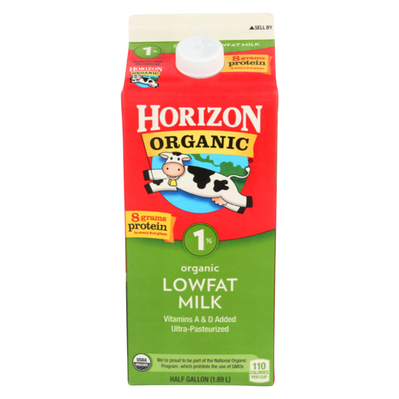 Horizon Organic 1% Reduced Fat Milk - 1/2 Gallon