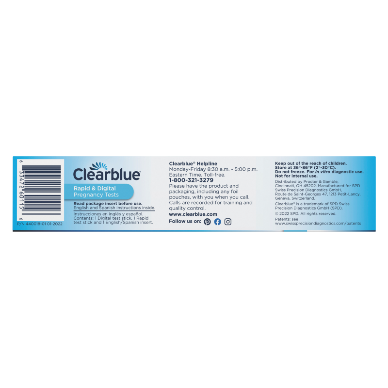 Clearblue Pregnancy Test Combo Pack 2ct