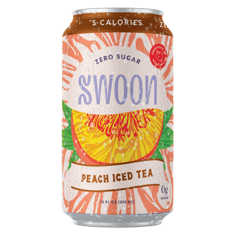 Swoon Sugar Free Peach Tea 12oz can