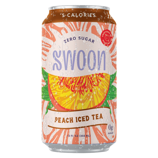 Swoon Sugar Free Peach Tea 12oz can