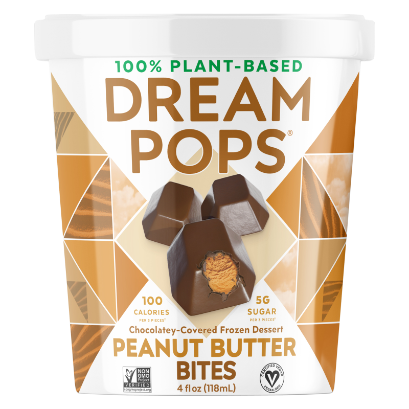 Dream Pops Peanut Butter Dream Non-Dairy Bites 4oz