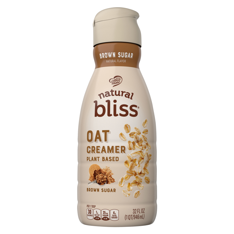 Coffee mate Natural Bliss Brown Sugar Oat Milk Creamer 32oz