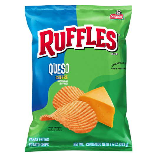 Ruffles Sabritas Queso Potato Chips 2.5oz