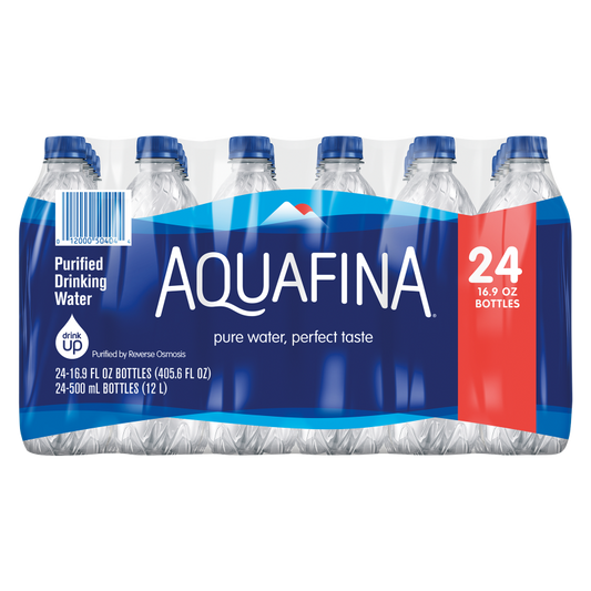 Aquafina Case Pack Water 16.9oz 24ct Btl