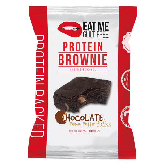 Eat Me Guilt Free Peanut Butter Bliss Protein Brownie 2oz