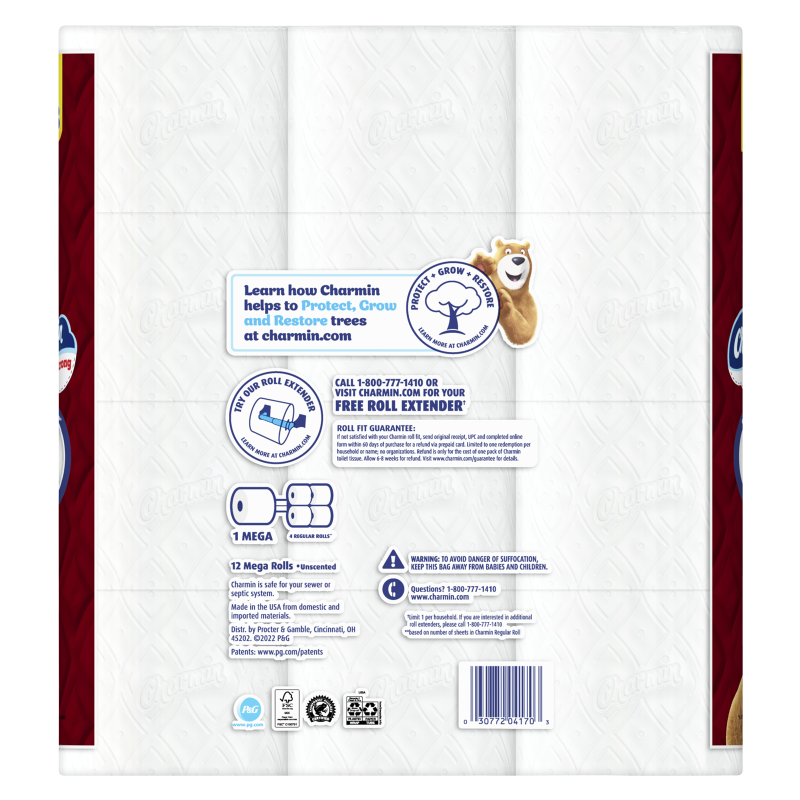 Charmin Ultra Strong Toilet Paper Mega Rolls 12ct